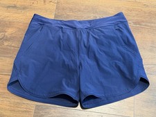 Lands End Women  s Bathing Suit Bottoms Shorts Swim Navy Size 14