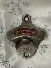 Vintage 41 Double Cola Starr X Cast Iron Wall Mount Bottle Opener - Rare!!