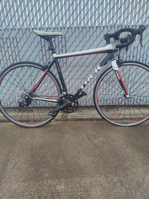 #ad Trek One Series 1.2 Road Bike 700C Drop Bar Aluminum Black White Red Caliper $315.00