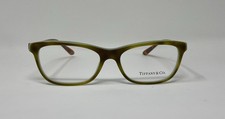 Tiffany Co. TF2078 8164 Green/Aqua/Brown Tort Cat-Eye Eyeglasses 53-16-140
