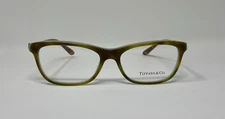 Tiffany & Co. TF2078 8164 Green/Aqua/Brown Tort Cat-Eye Eyeglasses 53-16-140