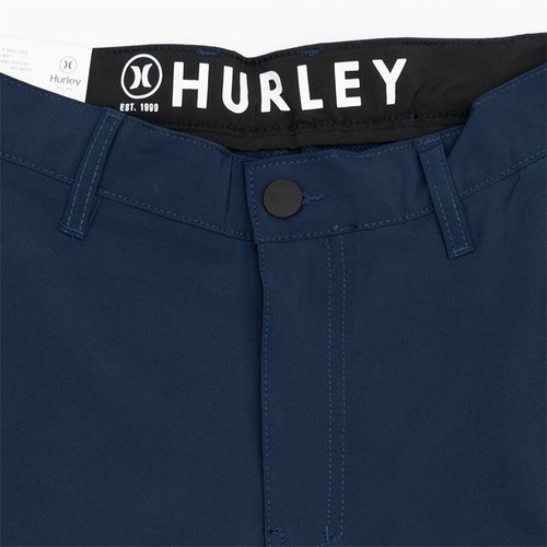 Hurley Mens Shorts Quick Dry Polyester Regular Stretch Summer Beach Half Pants - Picture 10 of 29