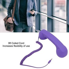 Cell Phone Handset 3.5mm Plug Retro Radiation Proof Wired Telephone Handset
