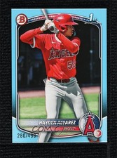 2025 Bowman Prospects Sky Blue 280/499 Hayden Alvarez #BP-12 1s5i