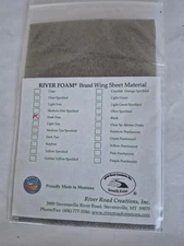 RIVER ROAD  WING SHEET  Material,  Dark Dun Fly tying