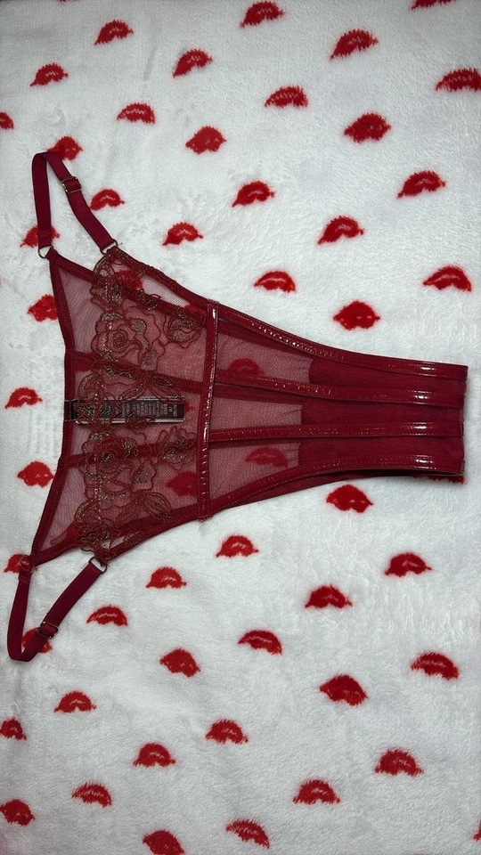 NWT Victoria Secret Very SexyMidnight Affair Embroidery Demi Bra 36C & Panty M - Image 2 of 4