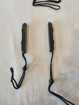 2x Nintendo Switch OEM Joy-Con Remote Wrist Strap Black HAC-014  Reg & OLED