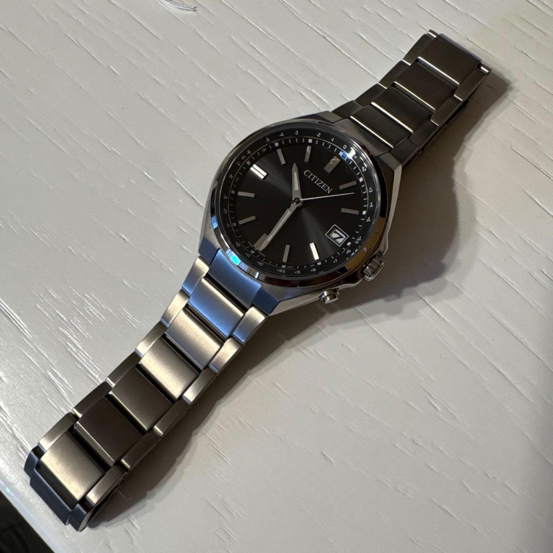 Citizen Titanium Eco-Drive Radio Solar Watch Body Only Unused image 3