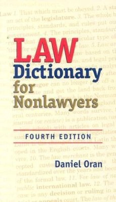 Law Dictionary for Nonlawyers (Paralegal Reference Materials) - VERY GOOD