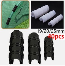 40X /19/20/25mm/Clip Plant Greenhouse Film Clips Fixed Pipe Frame Tube Clamp