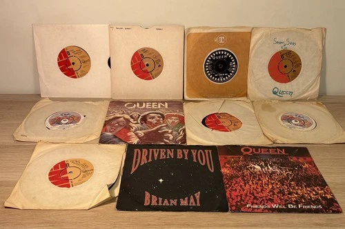 Job Lot Queen Bundle of x11 7” Single Vinyl Record Various all R ecords vg