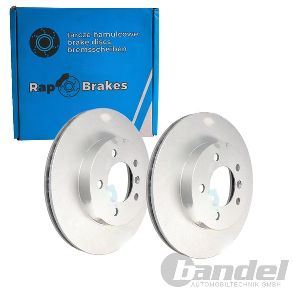 2X RAP Bremsscheiben Ø300Mm BelÜFtet Vorne Passend FüR BMW 3 Z3 Z4 | R-D0647C-image