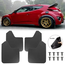 For Hyundai Veloster Turbo Mud Flaps Mudguard Fender Splash Guards Wide Mudflaps