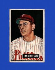 1951 Bowman Set-Break # 27 Jim Konstanty VG-VGEX *GMCARDS*