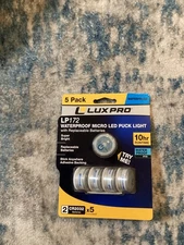 lux pro lp172 waterproof microed puck light