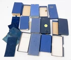 Lot of WWII US Military Medal Blue Boxes Vintage Cases Sold As Is Used