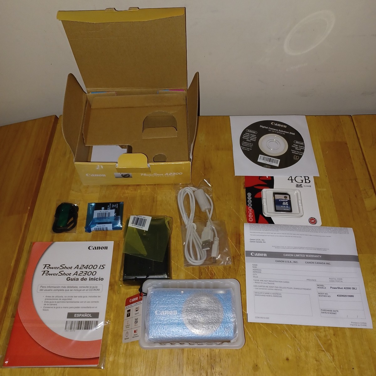 Canon PowerShot A2300 16.0MP Digital Camera - Blue for sale Canon PowerShot A2300 16.0MP Digital Camera - Blue for sale