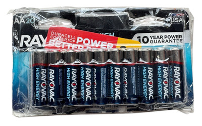 Rayovac High Energy AA Batteries - 20 Count