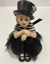 Bethany Lowe Mime Madeline Figurine