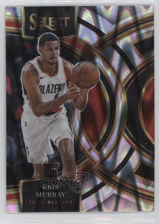 2023-24 Panini Select Premier Level Tectonic Prizm Kris Murray #120 hu1