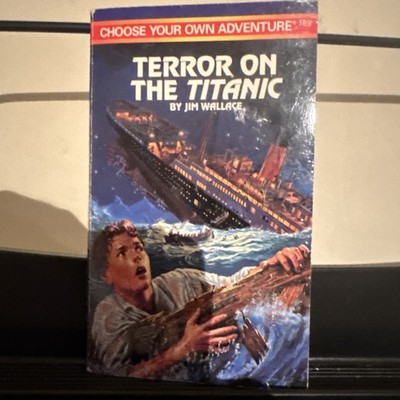 TERROR ON THE TITANIC by Jim Wallace ~ CYOA #169 ~ Rare Original 1st Printing!
