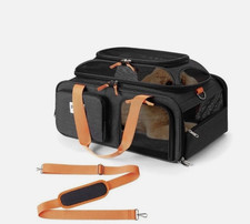 18x13.5x9 TSA Approved Top Expandable Pet Carrier for Small Dog Cats up to 12lbs