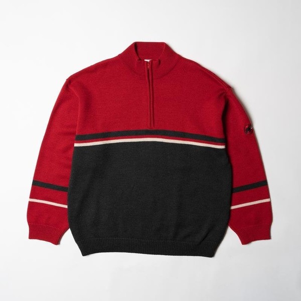 Men Mammut Sweater Red Wool 44 / XXL / 52