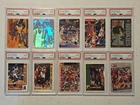 Lot of (10) Michael Jordan PSA 8 Graded Cards All Different 1991-98 HOF Lot #3