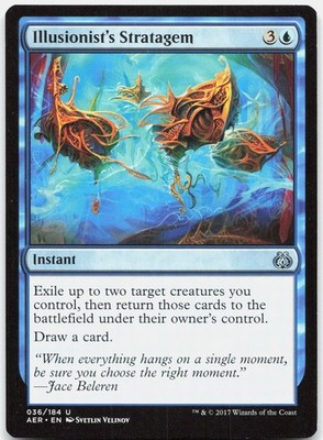 Aether Revolt Magic: The Gathering Illusionist's Stratagem Regular