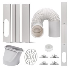 Portable AC Window Vent Kit with 5.9” Exhaust Hose Window Seal Kit for Portab...