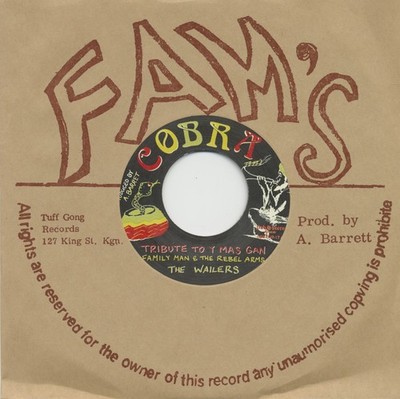 The Wailers - Tribute To Y Mas Gan - Steppers Rock (7inch, 45rpm) - Singles R...