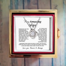 To My Wife Necklace, Gift For Wife, Anniversary Gift For Wife, Necklace For Wife