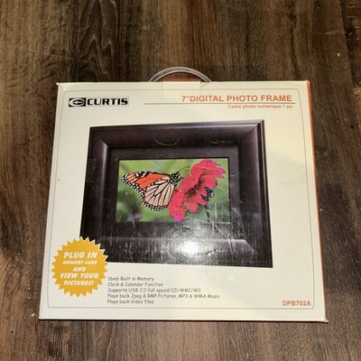 Curtis 7'' Digital Photo Frame DPB702 Media Card USB Supported