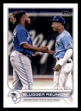 2022 Topps Vladimir Guerrero & Wander Franco Slugger Reunion RC Rookie Card #329