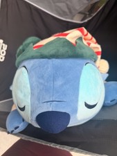 Disney Lilo Stitch Cuddleez 25" Stuffed Plush Sleeping Pillow Christmas Elf