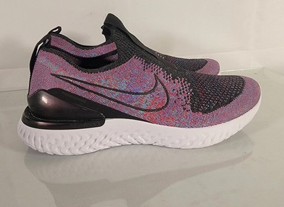 Nike Epic React Flyknit Purple White Shoe BV1370-002 Size 6.5Y = Womens Size 8