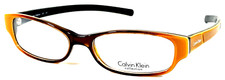 CALVIN KLEIN 673 107 NOS Italy Light Brown 50-15-135 Eyeglasses Frame