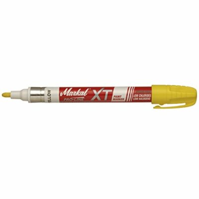 Markal 097251 PRO-LINE XT Marker, Yellow (Pack of 12)
