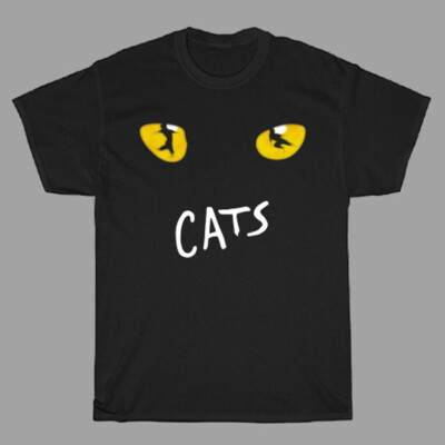 Cats Broadway Musical Show Men's Black Size S to 5XL