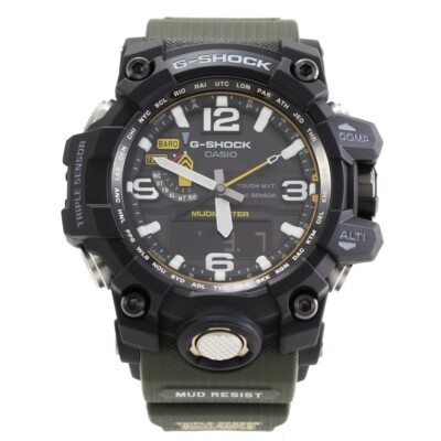 CASIO G-SHOCK GWG-1000-1A3JF Analog & Digital Quartz Solar Powered Black Green