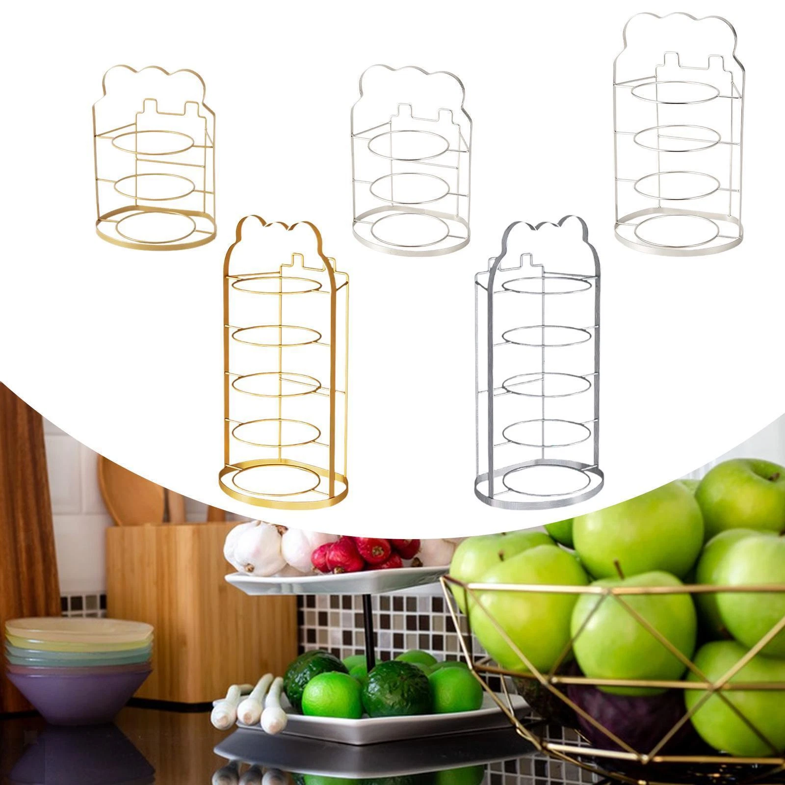 Food Preparation Rack Multi Tier Space Saving Multifunctional Dish Rack
Opens in a new window or tab
