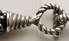 Tiffany & Co Sterling Silver 925 8 Strand Hematite Bead Torsade Toggle Necklace — photo 6