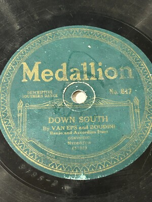 Jazbo Jazz  Down South  Earl Fuller Van Eps Boudini  RARE Medallion Rag  G2U