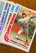 1982 Topps Baseball Cards – U You Pick Complete Your Set - LOT from 1-250 HOF RC