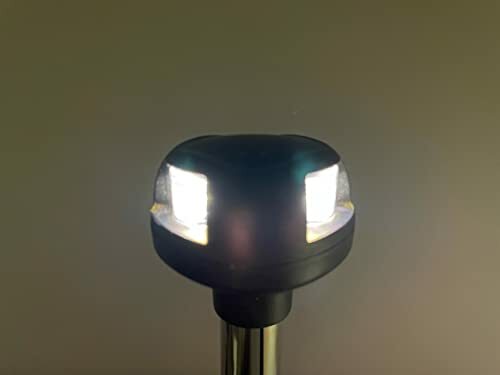 Pactrade Marine Barco LED Vástago de Ancla Redondo Mástil Combo Luz de Navegación - Imagen 5 de 9