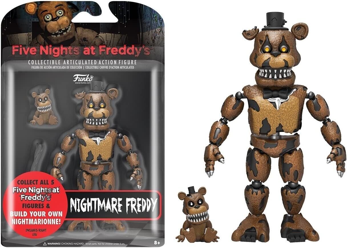 Funko 5 Articulated Five Nights at Freddy's – Nightmare Freddy Action  Figure – ASA College: Florida