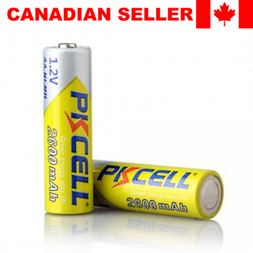 Lot 2600mAh PKCELL AA Rechargeable Battery Recharge Batteries 2 PCS - Picture 1 of 7