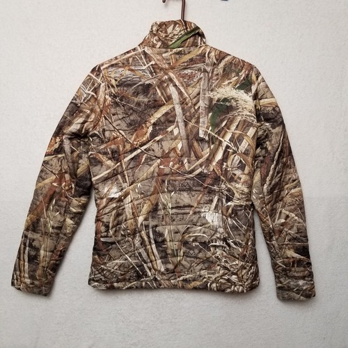 Under Armour Camo Camouflage Hunting Primaloft Jacket Realtree Extra Size Small - Picture 7 of 12
