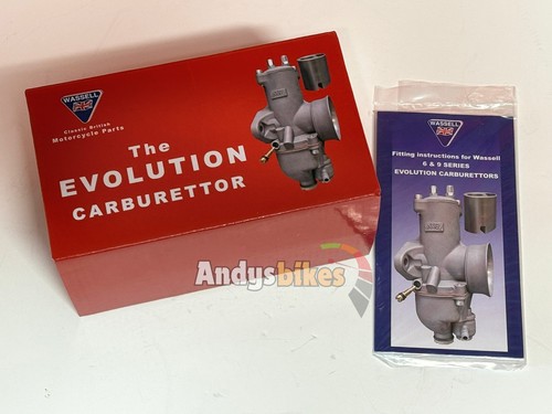WASSELL EVOLUTION RIGHT HAND 26MM BORE 2 STROKE CARB CARBURETTOR 626/302 6/26/2R - Imagen 3 de 3