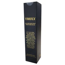 *1-Tube* Truly Beauty 24K Gold Black Soap for Face and Body 5 Oz